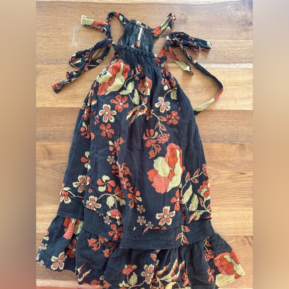 Free People Sleeveless Floral Fleur Printed Tunic Top Twilight Combo NWOT Wmns M - Picture 3 of 8